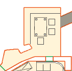 Betrachten Sie den Geleuchtraum